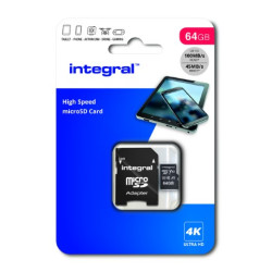 SD GEHEUGENKAART INTEGRAL MICROSDXC 64GB