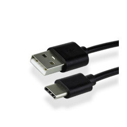 KABEL GREEN MOUSE USB C-A 2.0 1METER ZWART