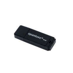 USB-STICK QUANTORE 16GB 2.0 ZWART